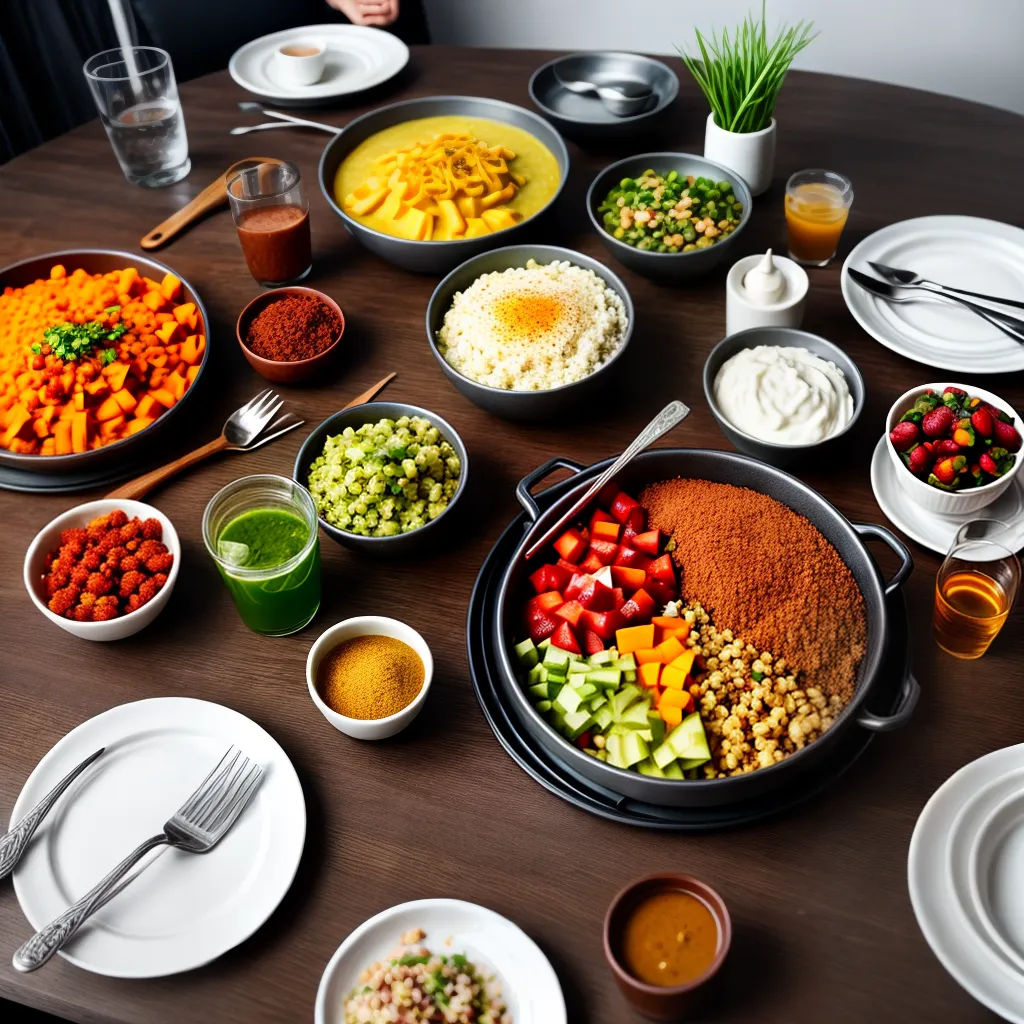 Título do blog: Cozinha cristã: dicas para uma alimentação saudável e equilibrada 9 Fotos mesa alimentos saudaveis cozinha organizada