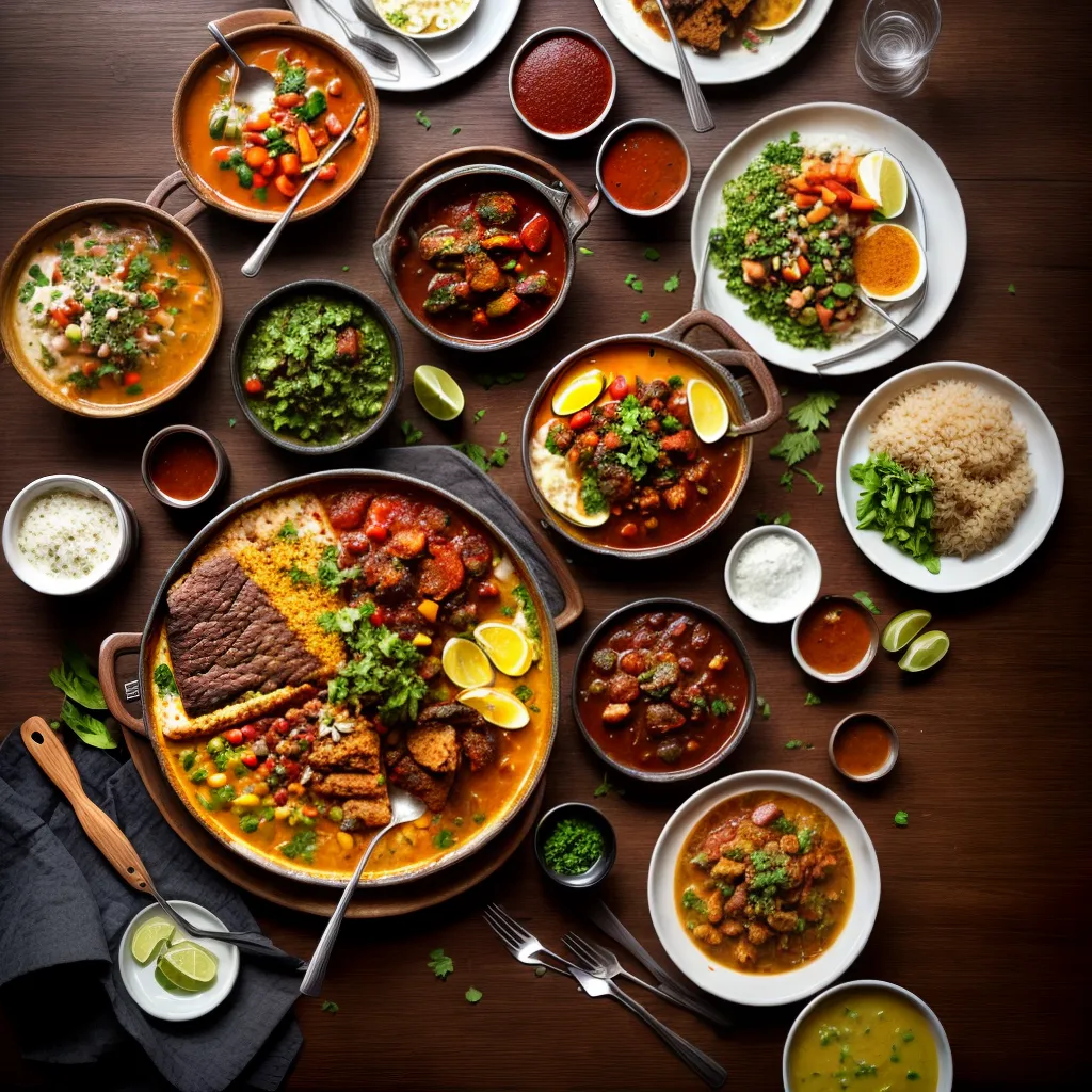 Fotos mesa culinaria brasileira diversidade
