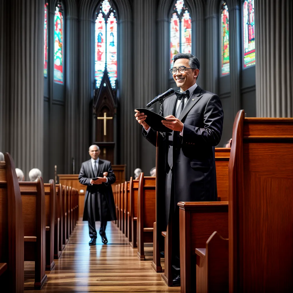 Fotos mestre cerimonias igreja comunidade