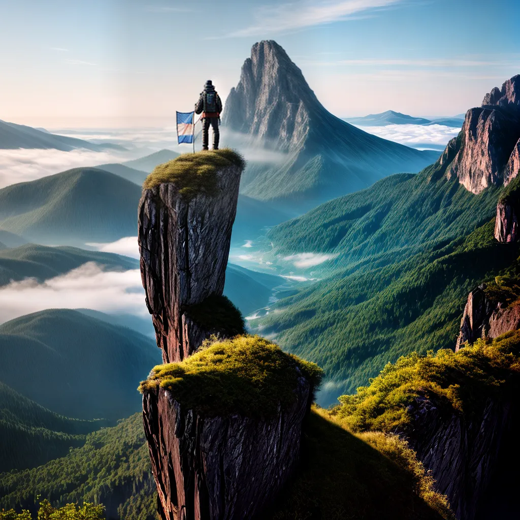 Descubra como a Vocação pode levar à Vitória em Missões 6 Fotos missao topo montanha bandeira