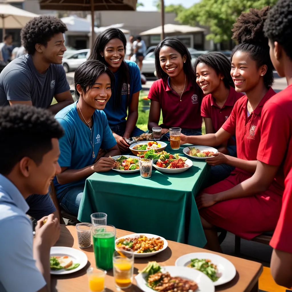 Viagens missionárias: descobrindo e aprendendo com diferentes culturas e tradições 8 Fotos missionarios comunidade refeicao conversa