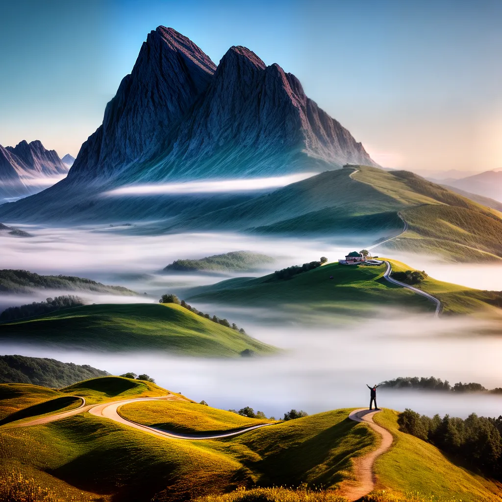 Fotos montanha celebracao espiritual natureza