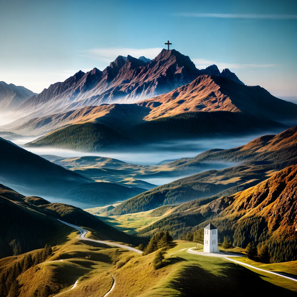 Fotos montanha crista esperanca jornada