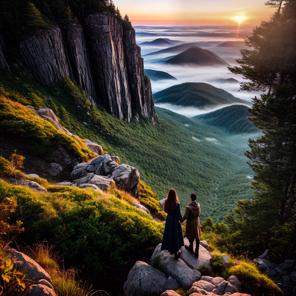 Fotos montanha por do sol devocao