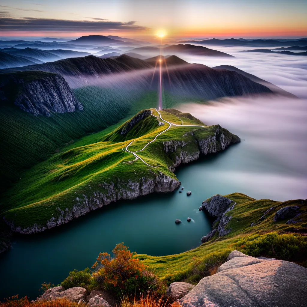 Fotos montanha por do sol gratidao