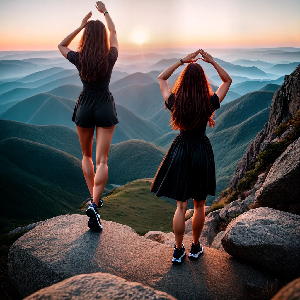 Contentamento divino: como encontrar alegria na jornada espiritual 6 Fotos montanha sol alegria espiritual