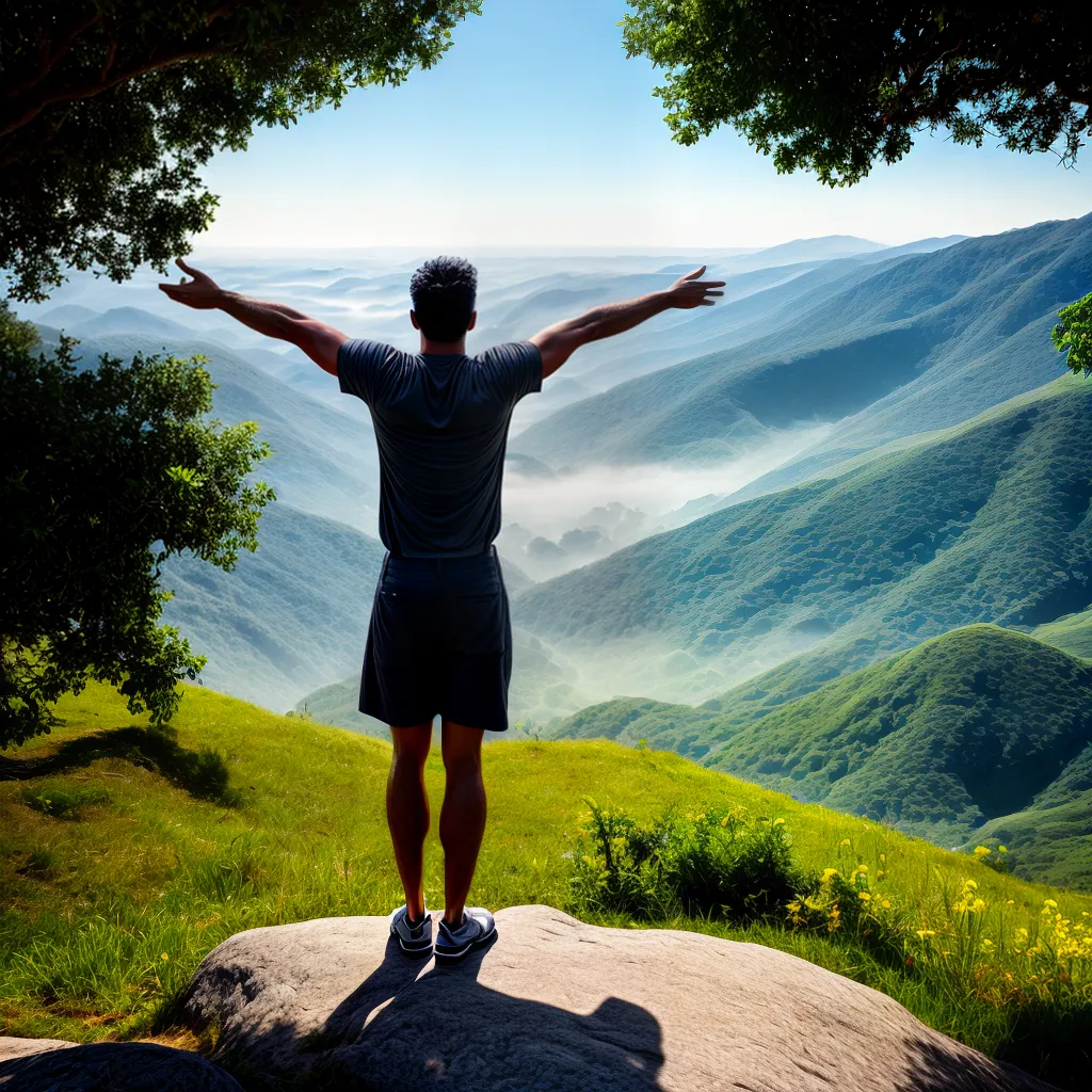 Satisfação em Deus: como alcançar o contentamento pleno 6 Fotos montanha sol alegria paz natureza