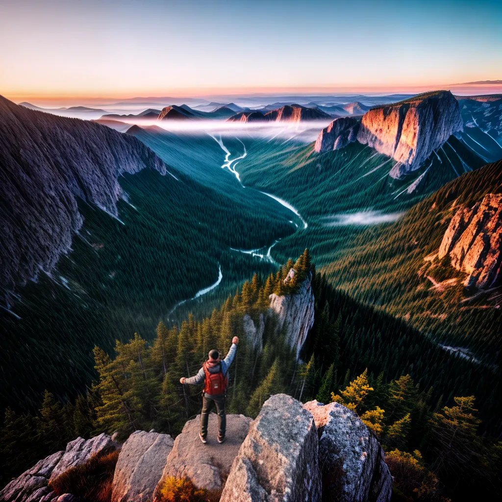 Embarque em uma jornada de autoconhecimento e espiritualidade. 7 Fotos montanha sol alvorada perspectiva