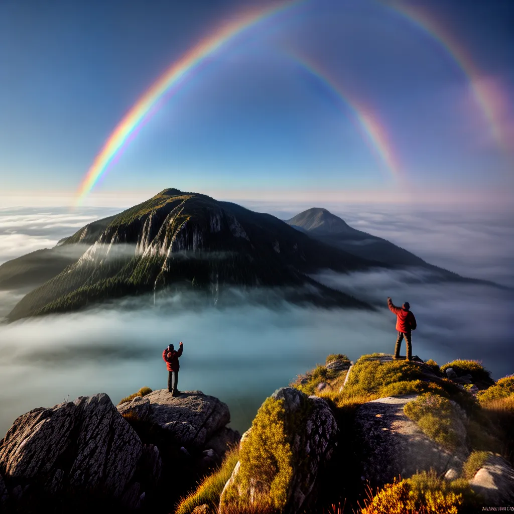 Como crescer na fé: ampliação do conhecimento e vínculo com Deus 9 Fotos montanha sol arcoiris fe em deus