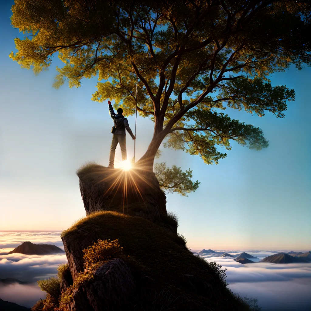 Fotos montanha sol brilho jornada chamado