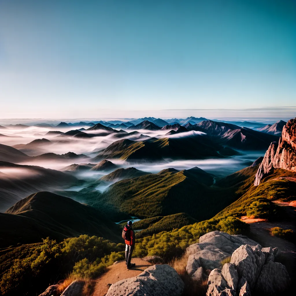 A importância do crescimento pessoal para uma vida plena. 7 Fotos montanha vista crescimento pessoal