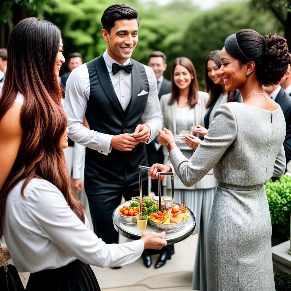 Como ser um Mordomo Fiel e Servir a Multidão 6 Fotos mordomo sorriso tray convidados servico alegria
