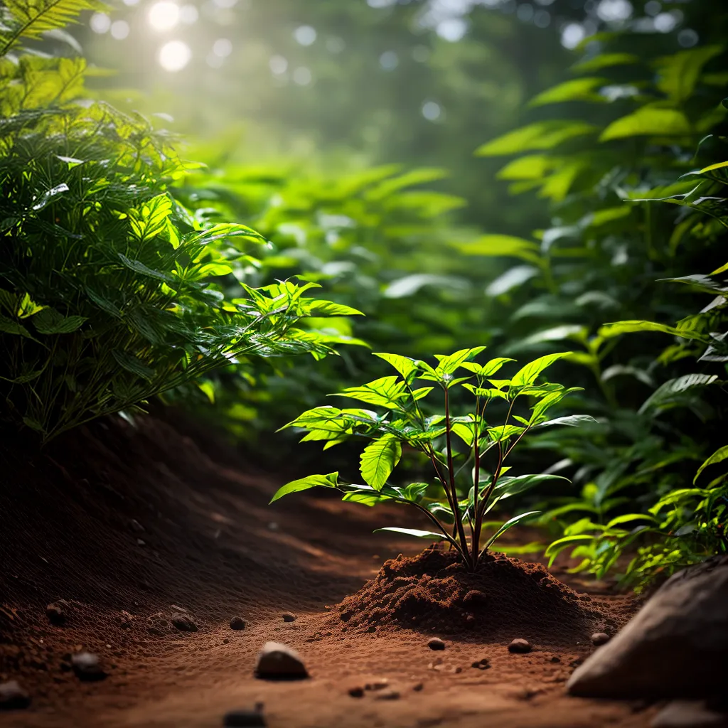 Fotos muda verde solo floresta natureza