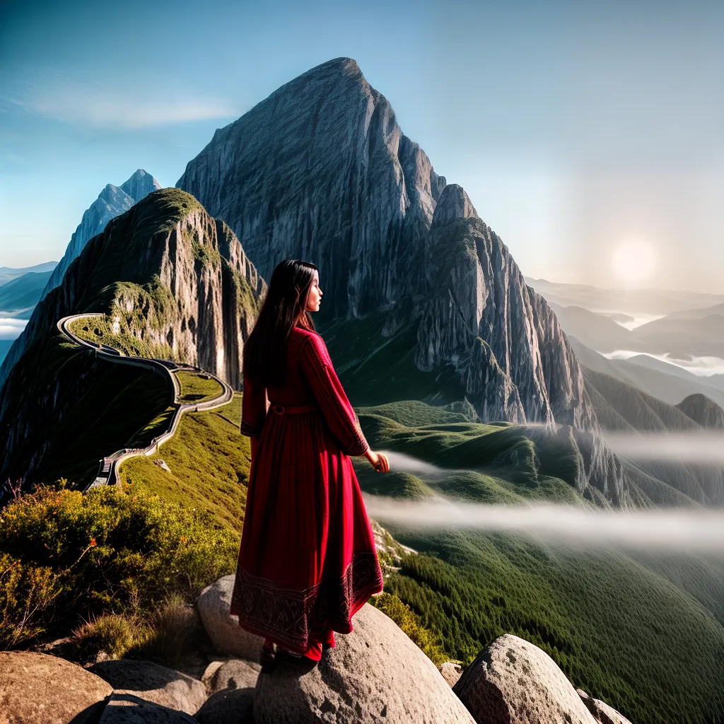 Por que a Convicção é Fundamental na Jornada Espiritual das Mulheres Cristãs 7 Fotos mulher montanha sol conviccao