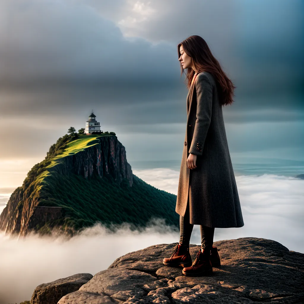 Por que confiar em Deus é essencial para mulheres cristãs. 9 Fotos mulher penhasco sol temporal fe em deus