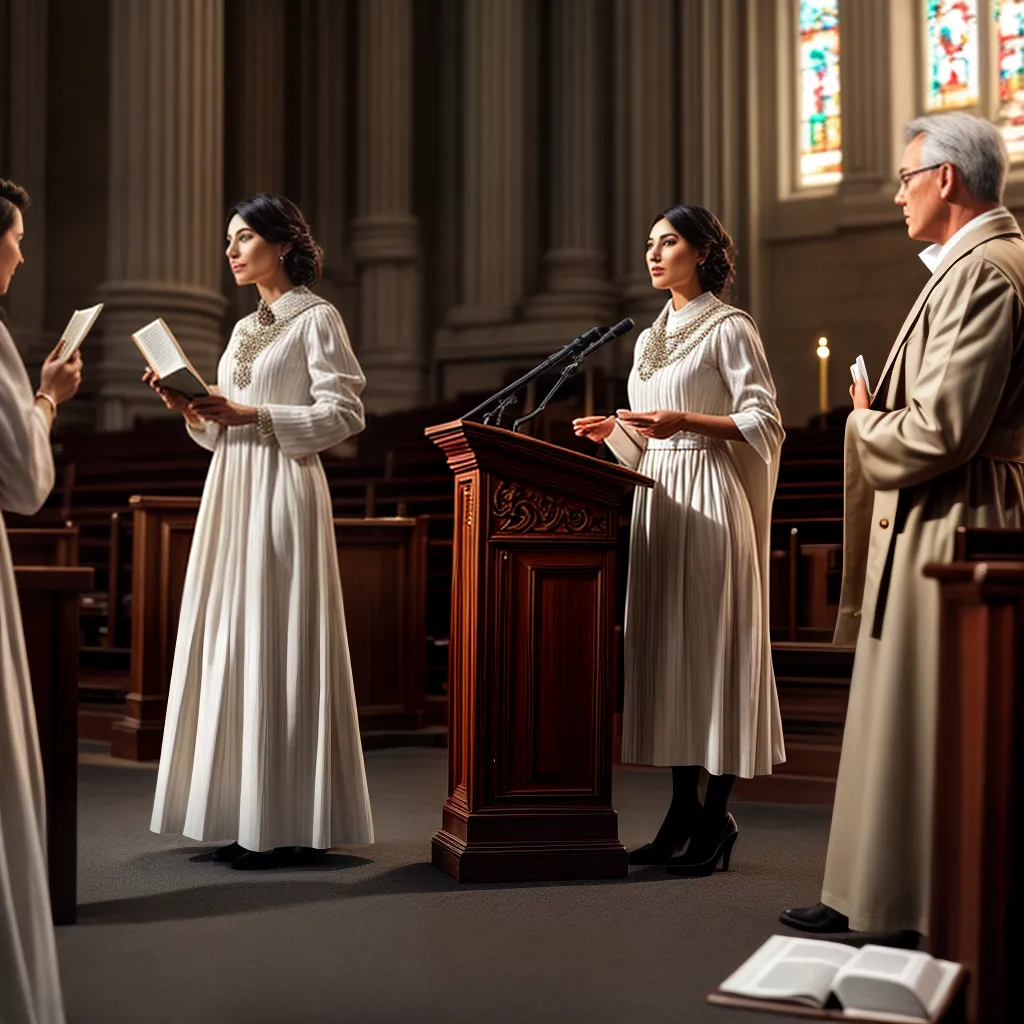 O que a Bíblia diz sobre o papel da MULHER na igreja 7 Fotos mulher pregando biblia igreja