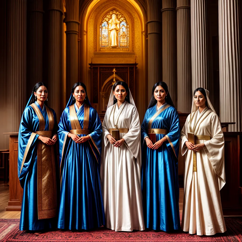 Fotos mulheres profecias luz dourada