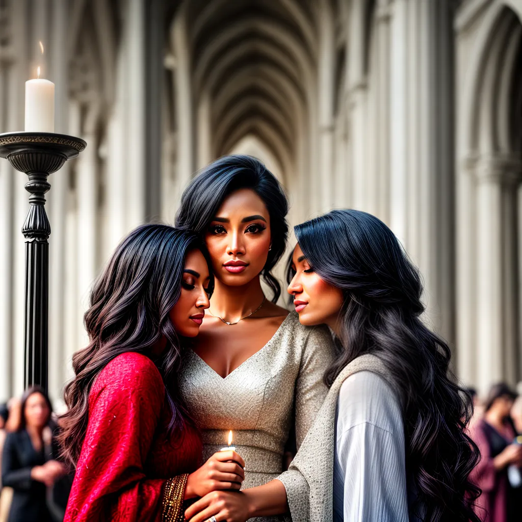 Testemunho Feminino: Como as mulheres podem impactar o mundo com sua fé. 9 Fotos mulheres unidas velas esperanca