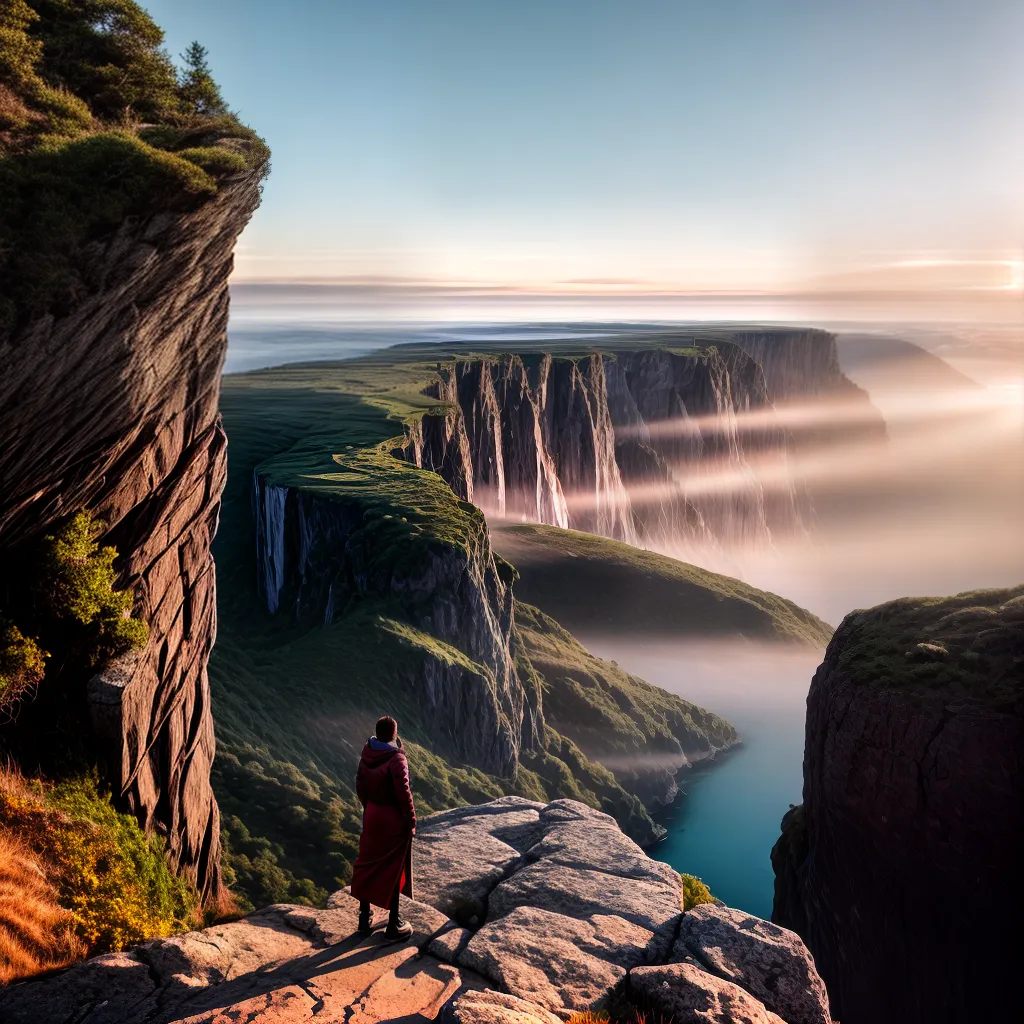 Transformação: como a fé pode transformar vidas. 6 Fotos nascer do sol beira abismo fe em alta