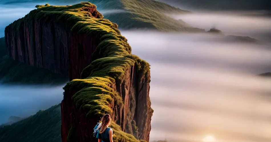 Fotos nascer do sol cliff abraco renovo