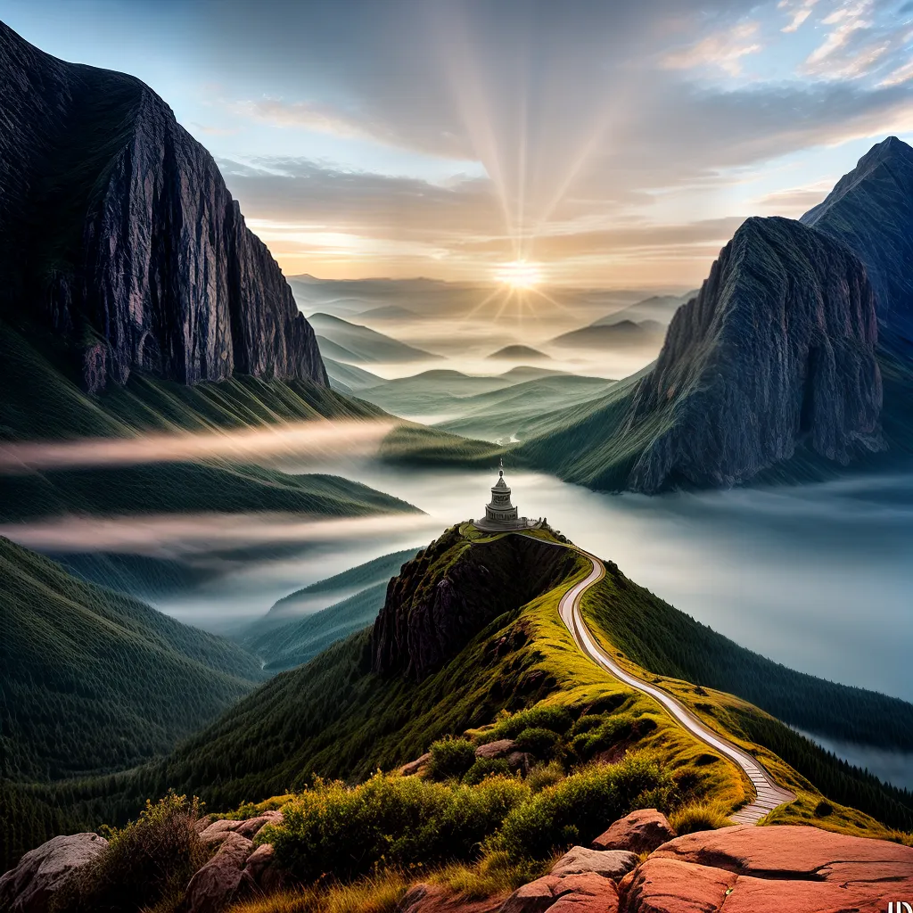 Os Atributos Divinos: Conheça as características essenciais de Deus 8 Fotos nascer do sol montanhas poder divino