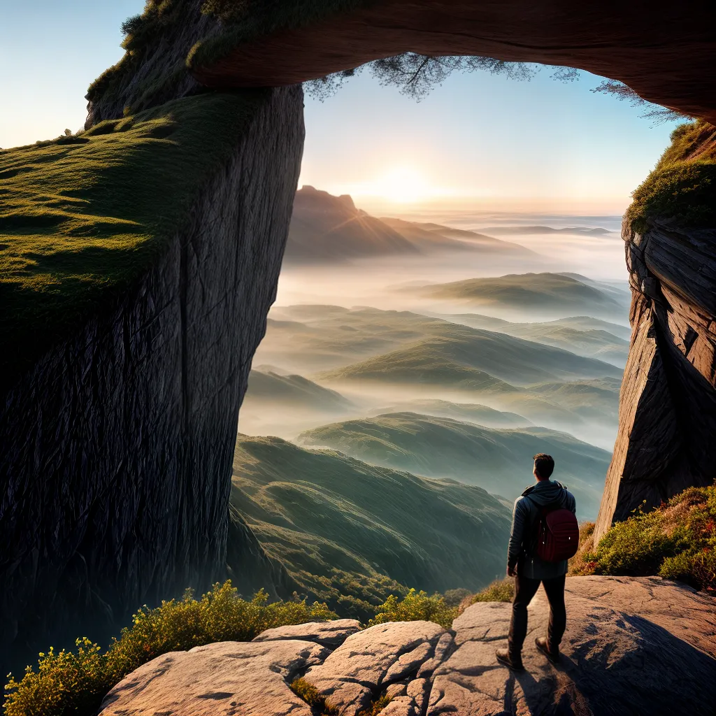 Fotos nascer do sol reflexao paz cliff