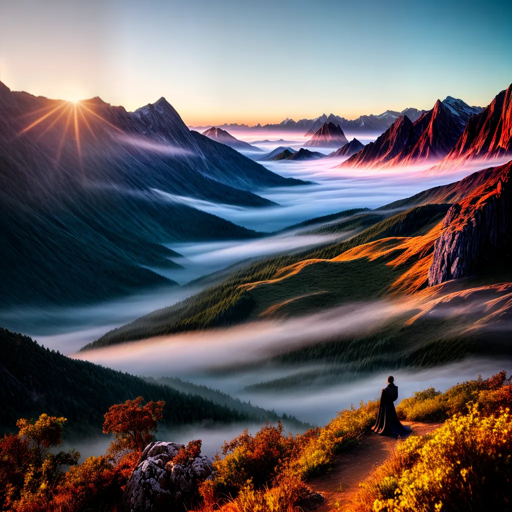 Esperança em tempos difíceis: como manter o otimismo em Deus. 9 Fotos nascer sol montanha nevoeiro silhueta gratidao