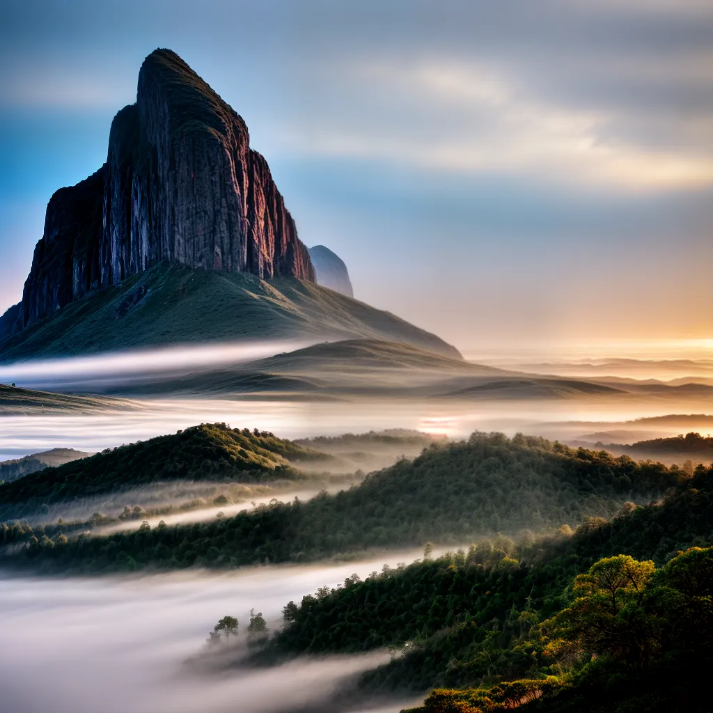 Fotos nascer sol montanhas cristo esperanca