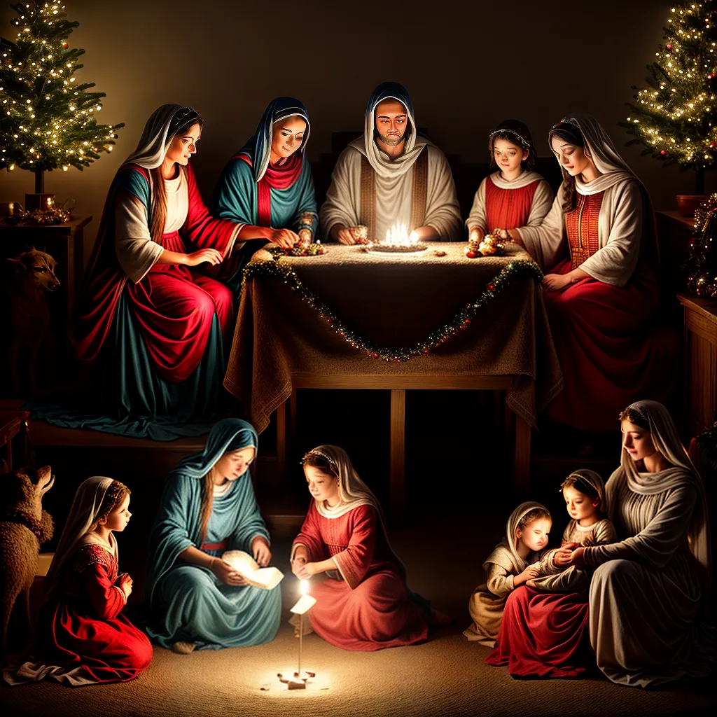 A celebração do NATAL e seu significado para os cristãos 9 Fotos natal familia prespio amor fe