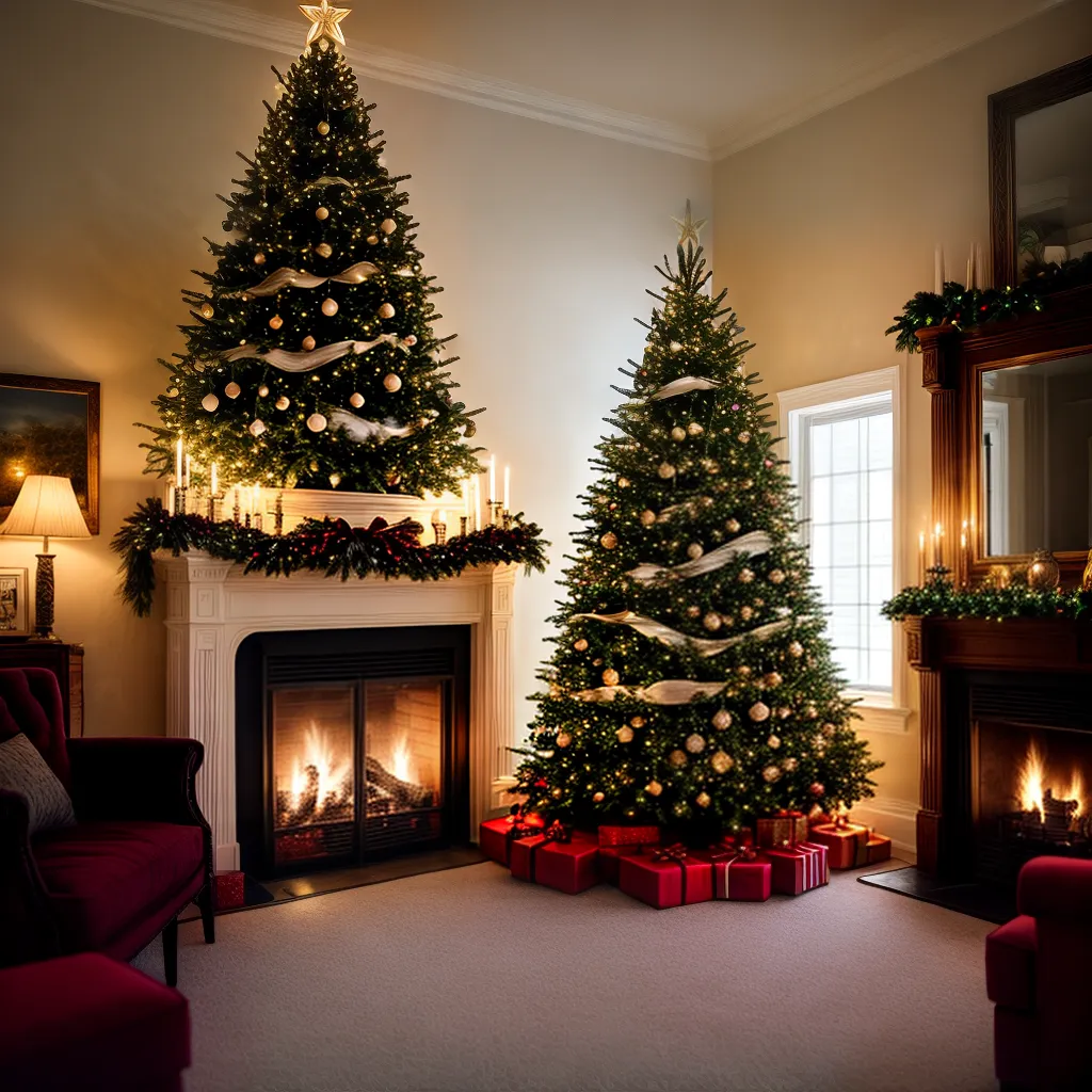 Celebração de Natal: Como criar uma decoração inesquecível. 9 Fotos natal sala luzes arvore ceia familia