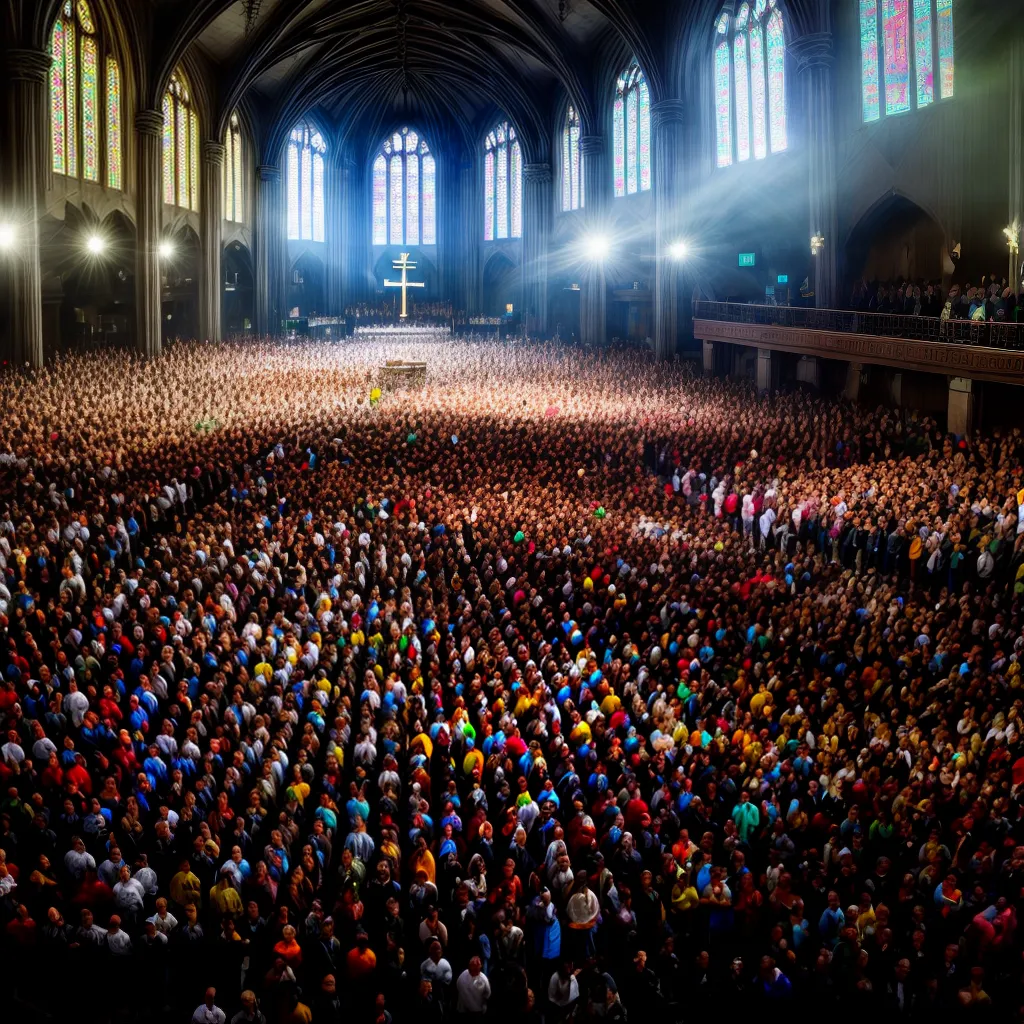 Por que o neopentecostalismo está ganhando espaço no Brasil 9 Fotos neopentecostalismo multidao luzes