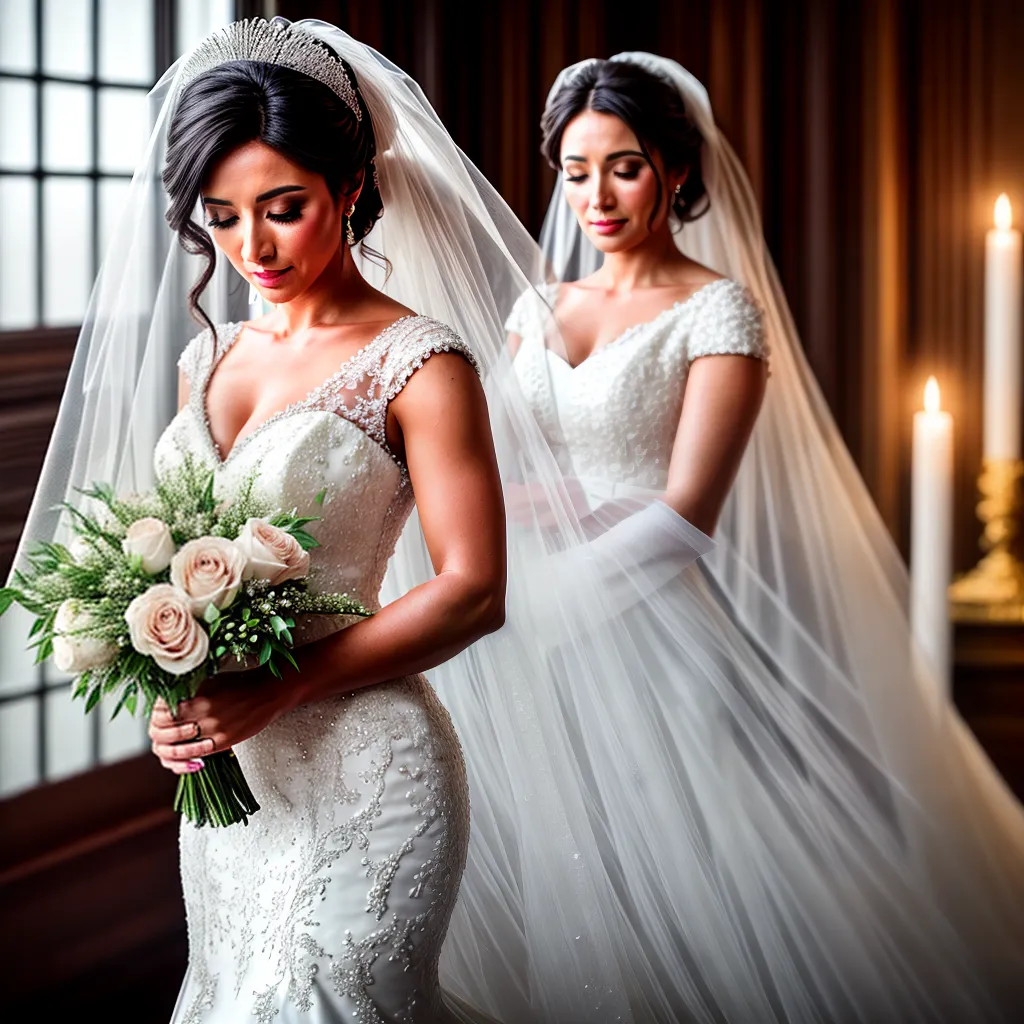 Fotos noiva vestido branco veu casamento