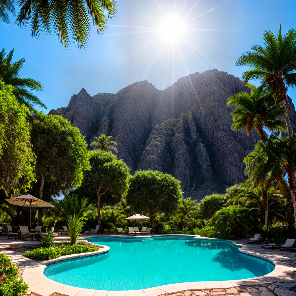 O que é o Oásis Divino e Como Encontrá-lo em Tempos Difíceis? 8 Fotos oasis palmeira deserto agua flor