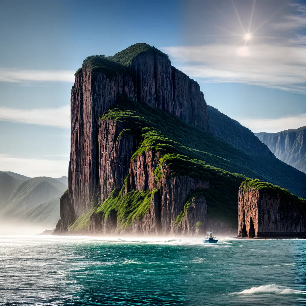 Fotos oceano barco mao divina fe