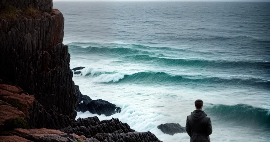 Fotos oracao biblia mar temporal cliff
