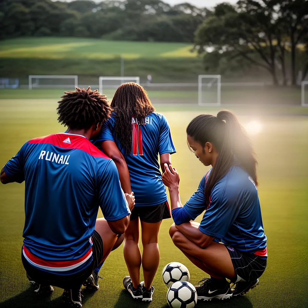 Jovens cristãos e a prática de esportes: como conciliar fé e diversão. 8 Fotos oracao crista futebol igreja