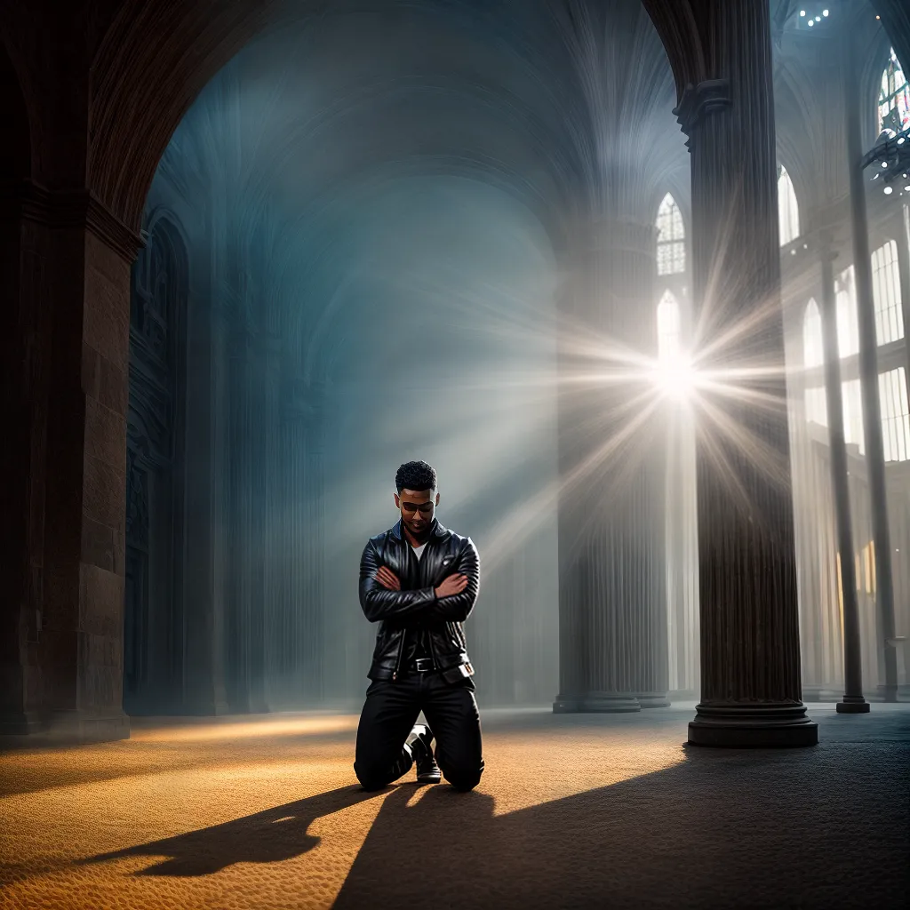 Fotos oracao fe raios luz biblia 2