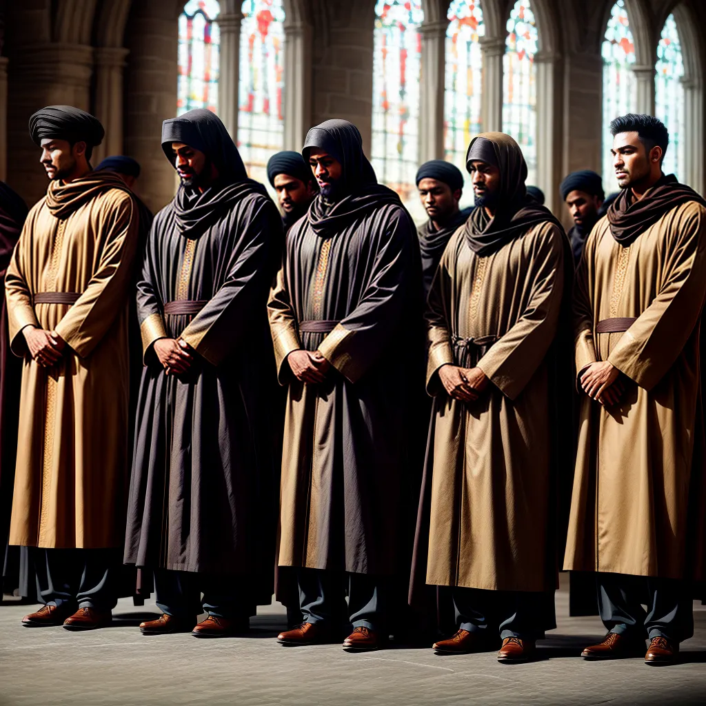 O que é o Noviçado na Igreja Nazaré-Jesuíta 6 Fotos oracao homens igreja antiga
