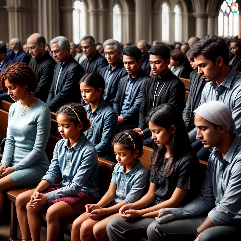 Por que Participar de Cultos na Igreja é Importante 8 Fotos oracao igreja comunidade fe
