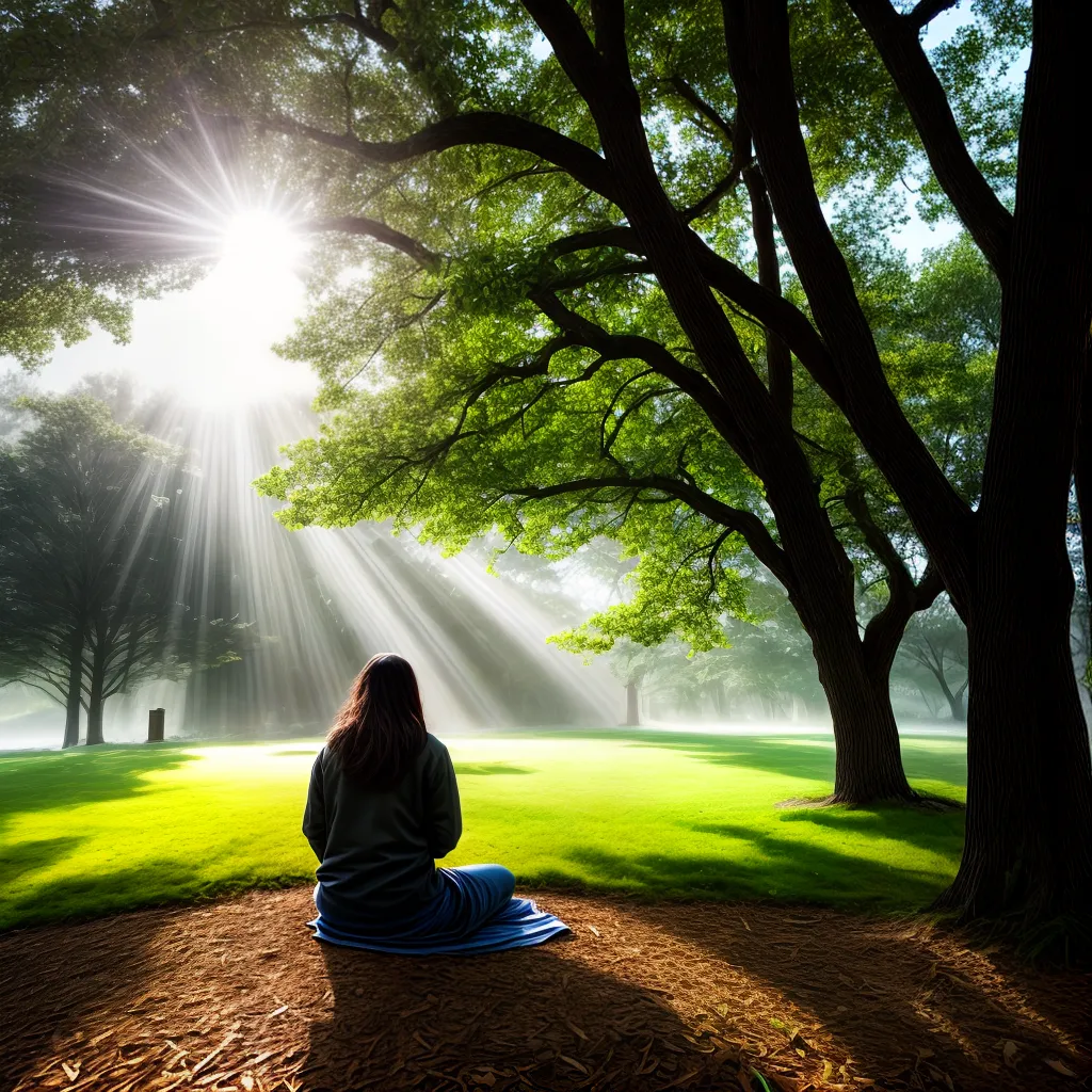 Tecendo a Urdidura da Fé: Como Fortalecer sua Relação com Deus. 8 Fotos oracao jardim raios sol