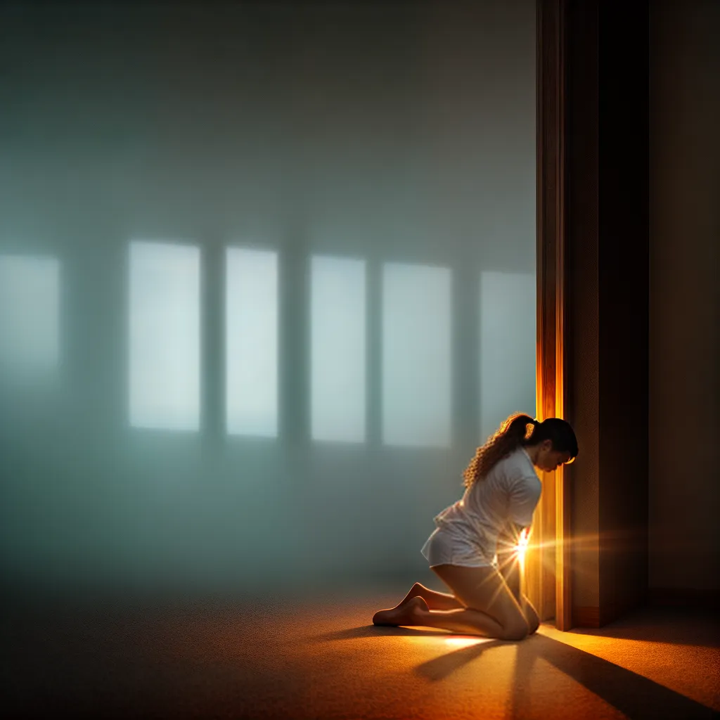 Fotos oracao joelho cruz luz ouro