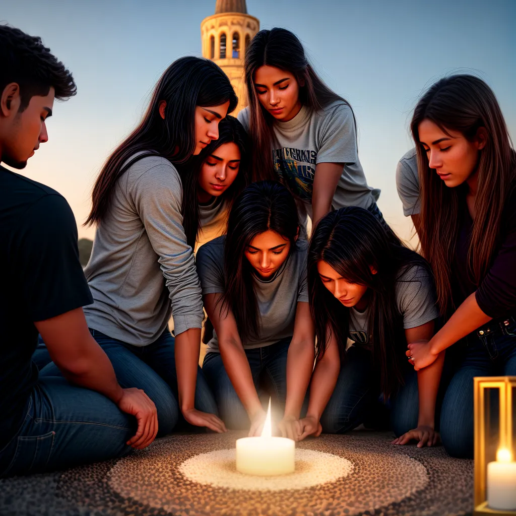 Como incentivar a Oração em Grupo entre Jovens e Adolescentes. 9 Fotos oracao jovens circulo vela