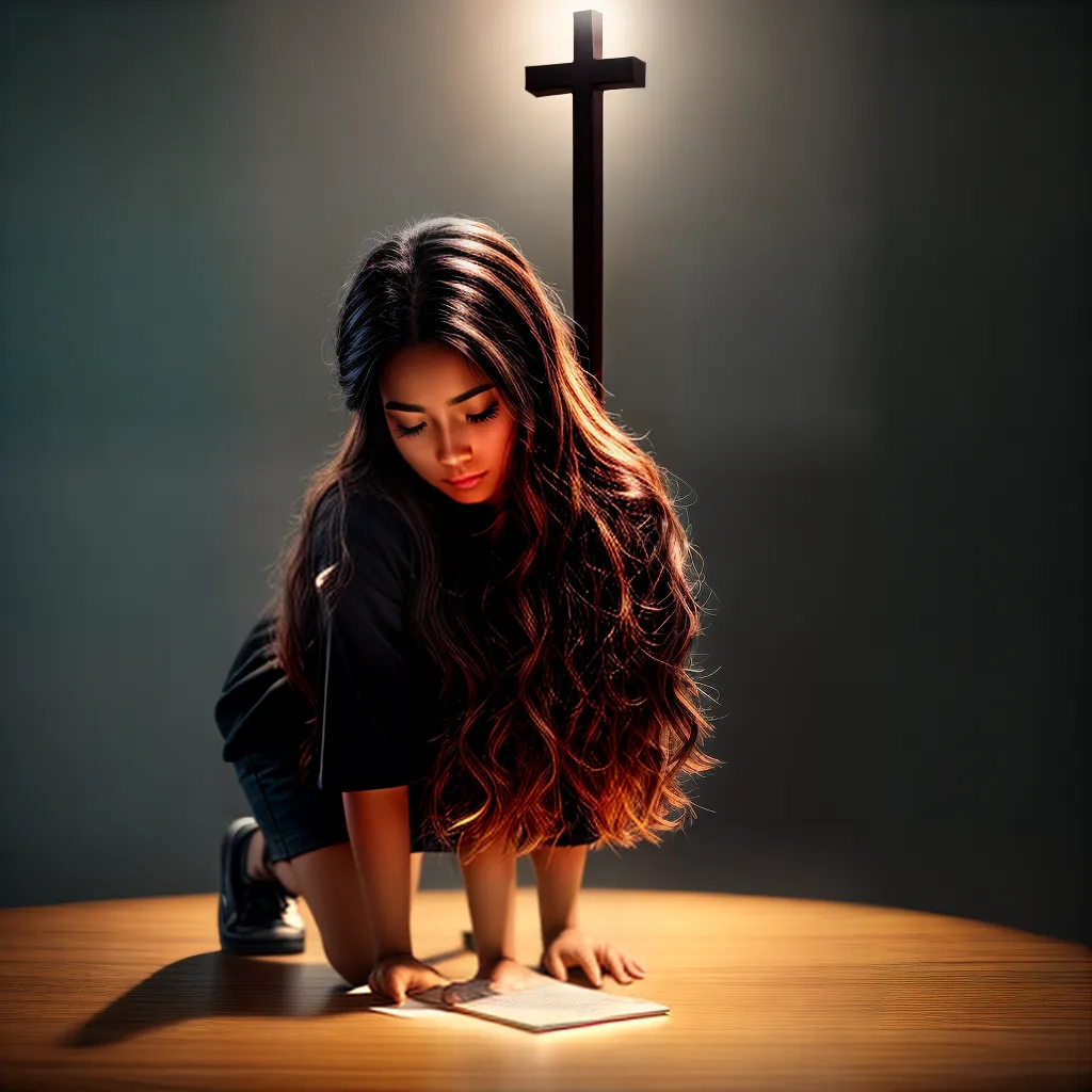 Fotos oracao luz cruz biblia