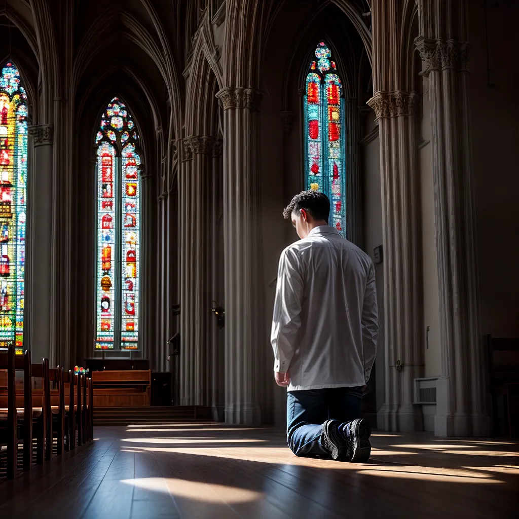 Por que a oração é importante para a vida cristã 8 Fotos oracao luz igreja vitral