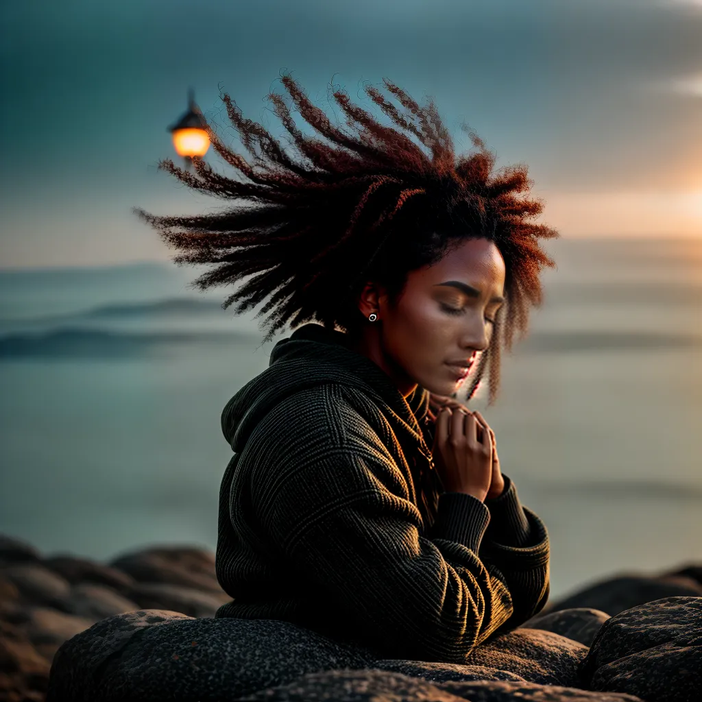 Fotos oracao pessoa de joelhos