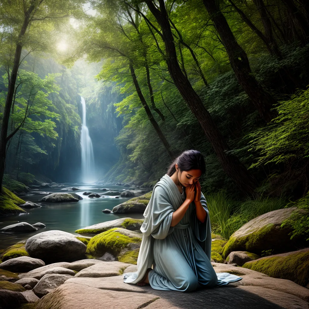 Fotos oracao pessoa natureza fe