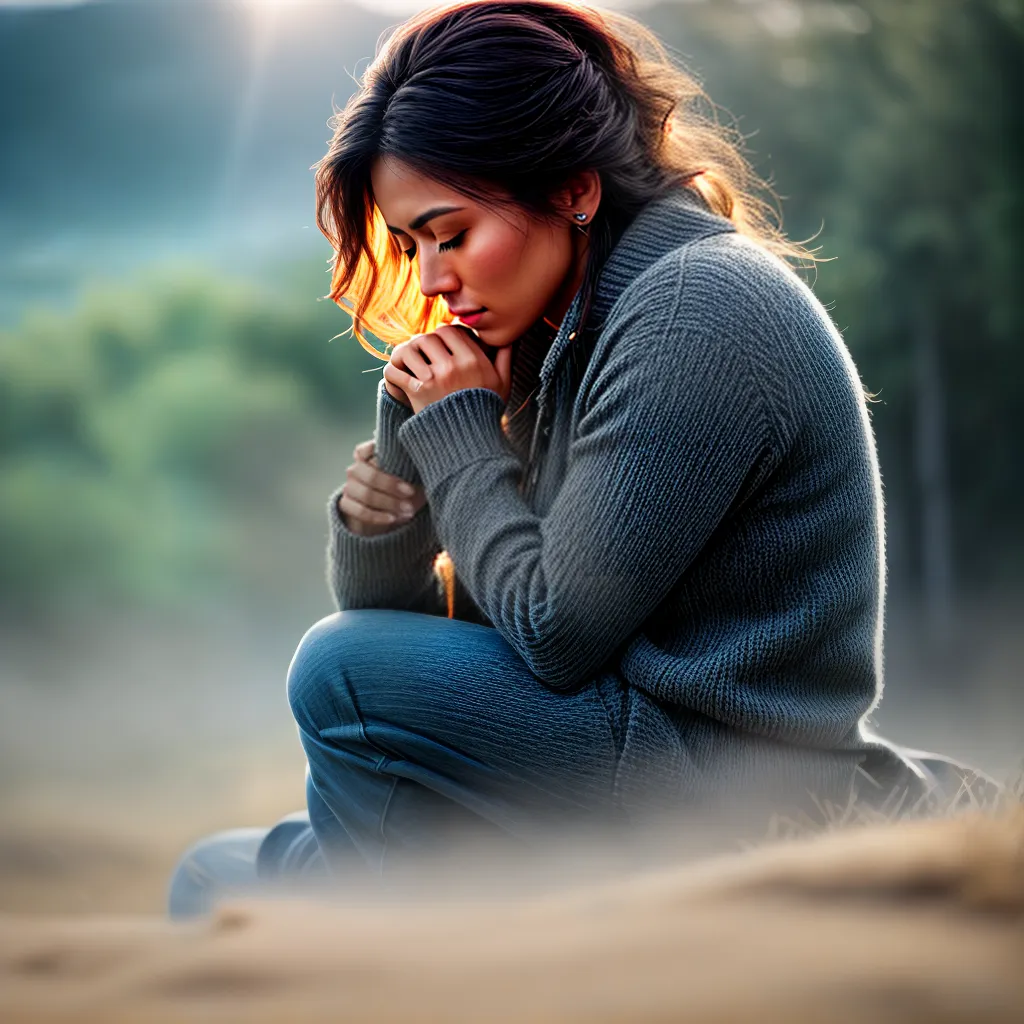 Fotos oracao serenidade luz suave