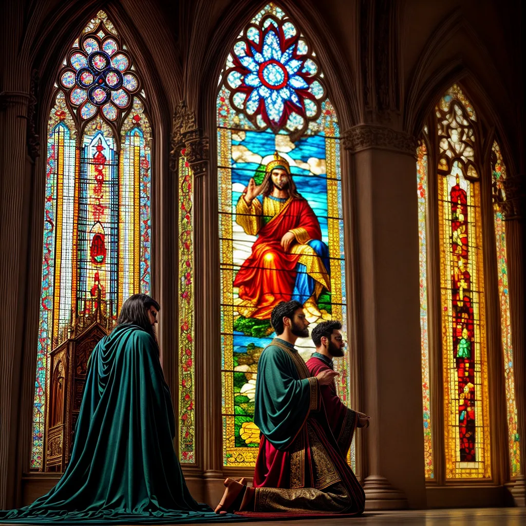 Por que a oração é importante na vida cristã? 8 Fotos oracao vitral devocao fe