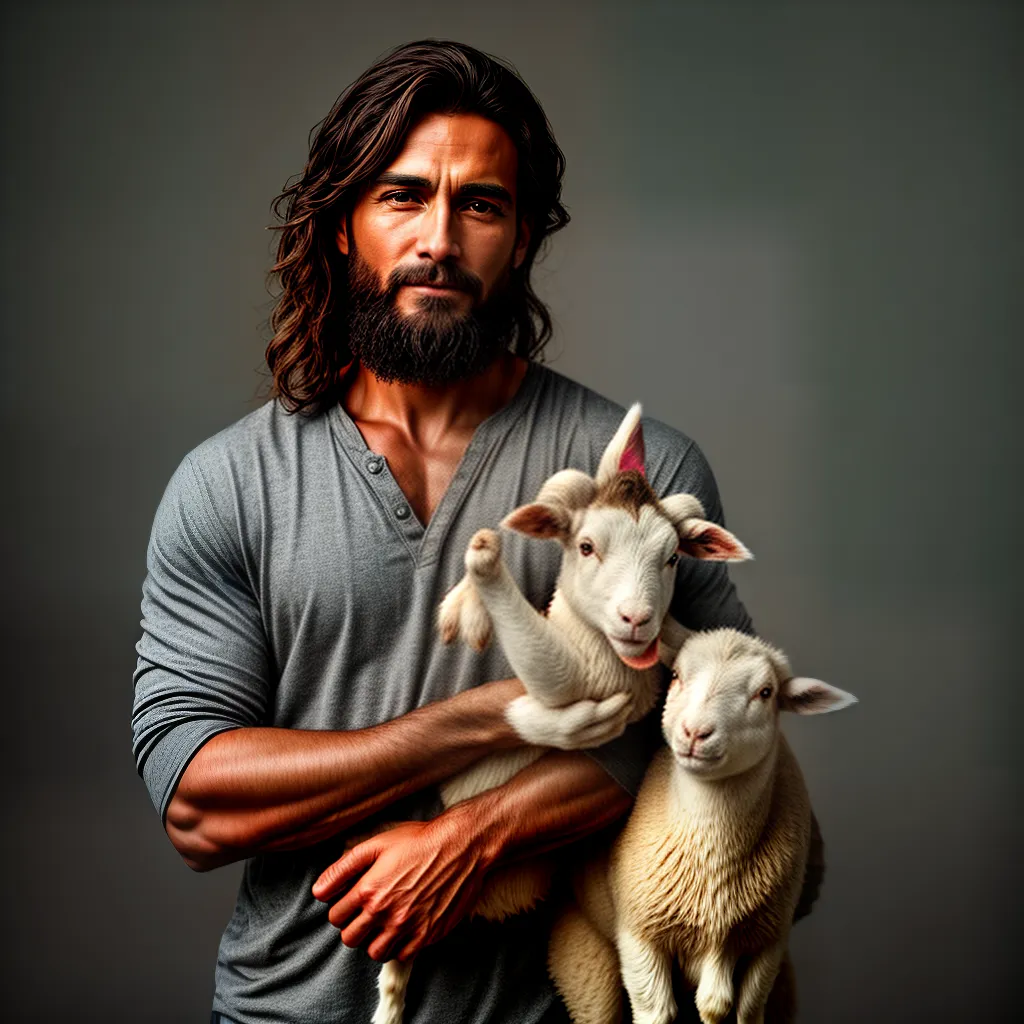 Fotos pastor amor ovelha