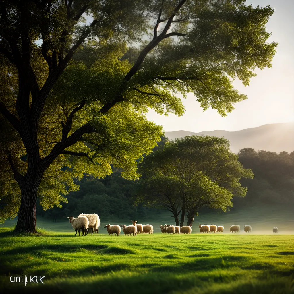 Fotos pastor guia rebanho campo paz